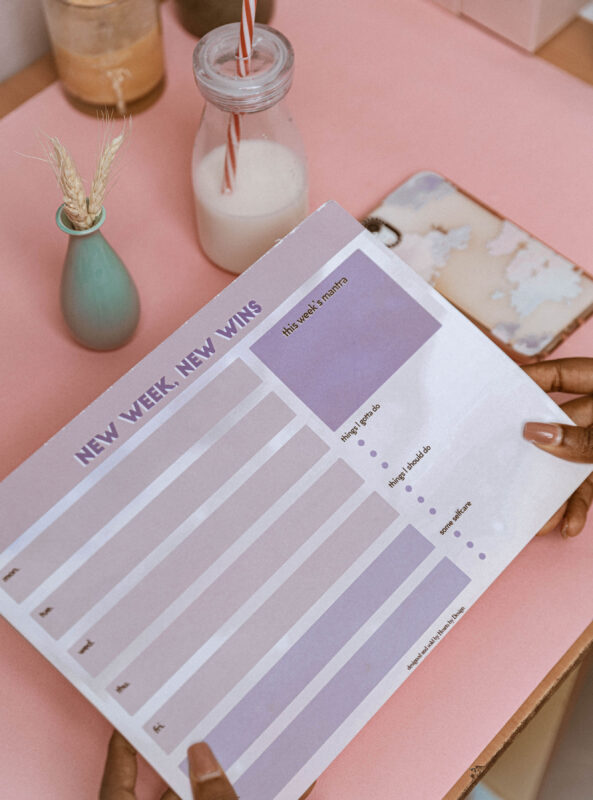 hearts by design sky high planner pad